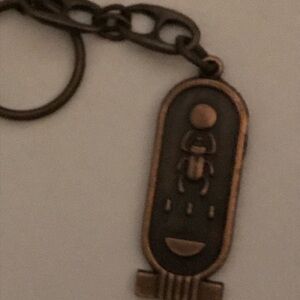 Double sided Egyptian keychain